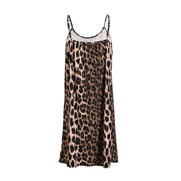 Liberté - Alma Short Strap Dress - Big Lux Leo Fossil